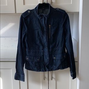 Denim utility jacket